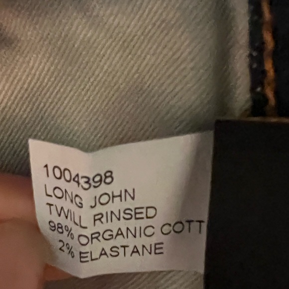 Nudie Jeans Co Long John Jean Twill Rinse - Like New W29/L32 - Picture 6 of 8